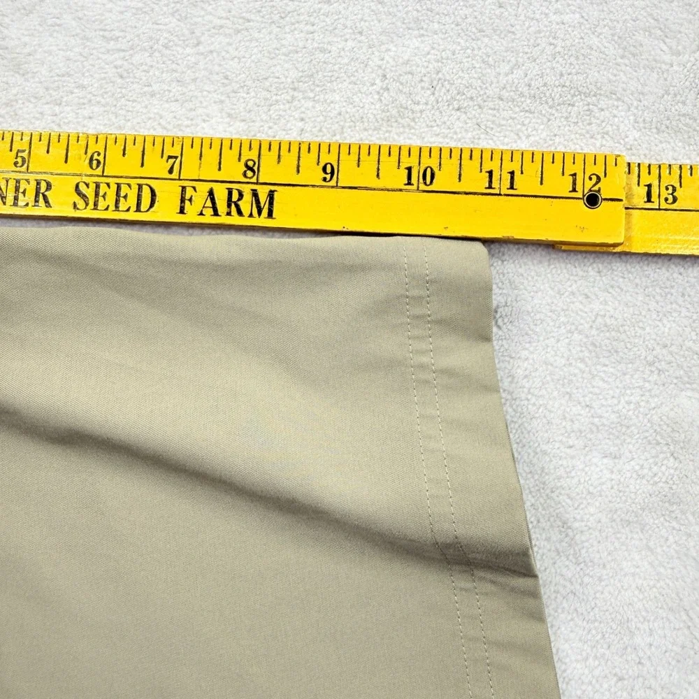 Nike Golf Tour Performance Dri-FIT Shorts Mens 38 Khaki Tan Stretch Athletic